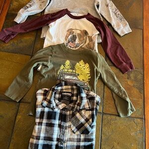 Boys long sleeved shirts size 3t